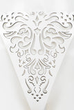 Bianco Lasercut Leather String Fräulein Kink