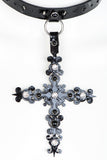 Nero Lasercut Leather Choker Fräulein Kink