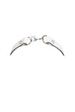 Bianco Lasercut Leather Choker Fräulein Kink