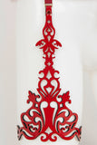 Rosso Lasercut Leather Lingerie Set Fräulein Kink