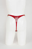 Rosso Lasercut Leather Lingerie Set Fräulein Kink