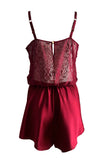 Celine Silk Pleasure Romper Nevaeh Intimates