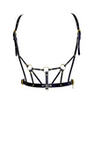 Inanna Strappy Leather Harness Bodice Love Lorn Lingerie