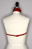 Inanna Wide Leather Collar Harness Love Lorn Lingerie