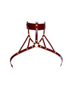 Inanna Wide Leather Collar Harness Love Lorn Lingerie