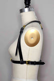 Jay Simple Leather Chest Harness Love Lorn Lingerie