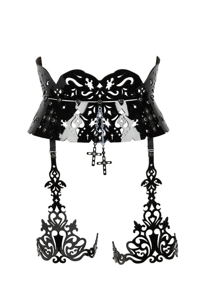Nero Waist Belt Garter Fräulein Kink
