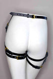 Nymph Leather Garter Leg Harness Love Lorn Lingerie