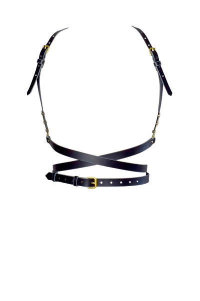 Nymph Wrapped Leather Harness Love Lorn Lingerie