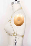 Tina Clear Vinyl Rhinestone Harness Bra Love Lorn Lingerie