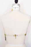 Tina Clear Vinyl Rhinestone Harness Bra Love Lorn Lingerie