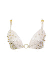 Tina Clear Vinyl Rhinestone Triangle Bralette Love Lorn Lingerie