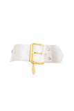 Tina Clear Vinyl Wide Collar with Rhinestones Love Lorn Lingerie