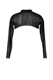 Transparent Black Mesh Bolero VoyeurX