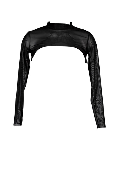 Transparent Black Mesh Bolero VoyeurX