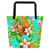 Wild Leopard Tote Darkest Fox