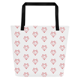 Darkest Fox Wireframe Logo Tote Darkest Fox