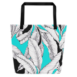 All-Over Print Large Tote Bag Darkest Fox