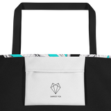 All-Over Print Large Tote Bag Darkest Fox
