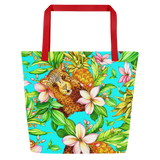 Wild Leopard Tote Darkest Fox