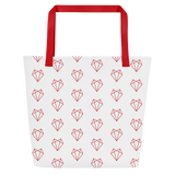 Darkest Fox Wireframe Logo Tote Darkest Fox