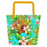 Wild Leopard Tote Darkest Fox
