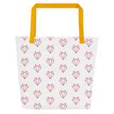 Darkest Fox Wireframe Logo Tote Darkest Fox
