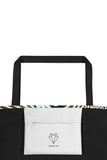 Wild Zebra Tote Darkest Fox