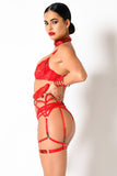 Blake Embroidery Garter Belt Impudique