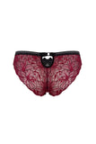 Bordeaux Lace Briefs Eros Veneziani