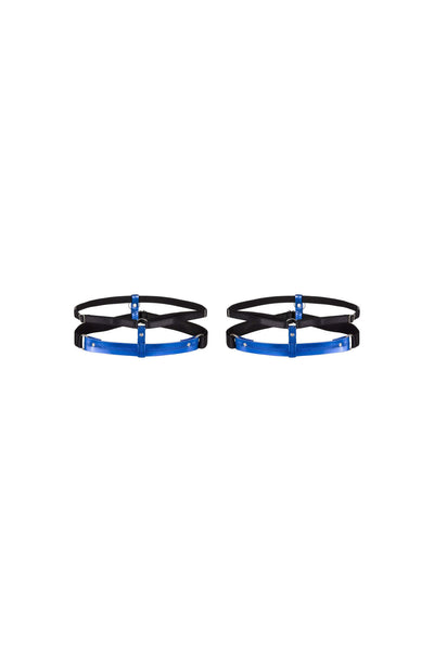 Carter Vegan Leather Leg Garters Impudique