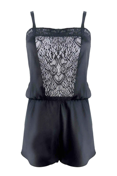 Celine Silk Pleasure Romper Nevaeh Intimates