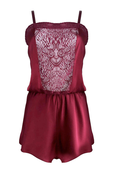 Celine Silk Pleasure Romper Nevaeh Intimates