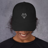 Darkest Fox Embroidered Wireframe Logo Cap Darkest Fox