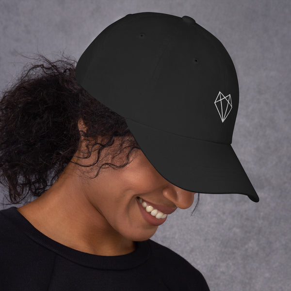 Darkest Fox Embroidered Wireframe Logo Cap Darkest Fox