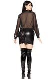Coquine Wetlook Skirt Patrice Catanzaro
