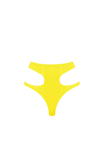 Yellow Latex Cut Out Thong (Copy) Elissa Poppy