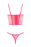 Cybille Bustier Set • Deep Pink Oh Là Là Chéri