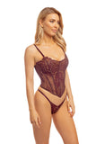 Cybille Bustier Set • Maroon Oh Là Là Chéri