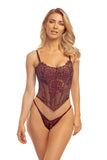 Cybille Bustier Set • Maroon Oh Là Là Chéri