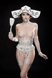 Bianco Lasercut Leather Set Fräulein Kink