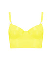 Latex Full Cup Longline Bra Elissa Poppy