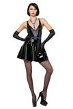 Gazelle Glossy Black Skirt Patrice Catanzaro