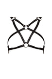 Infinity Leather Pentagram Harness Bra VoyeurX