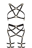Infinity Leather Lingerie Set VoyeurX