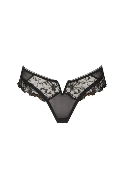 Ivy Embroidery Thong Impudique