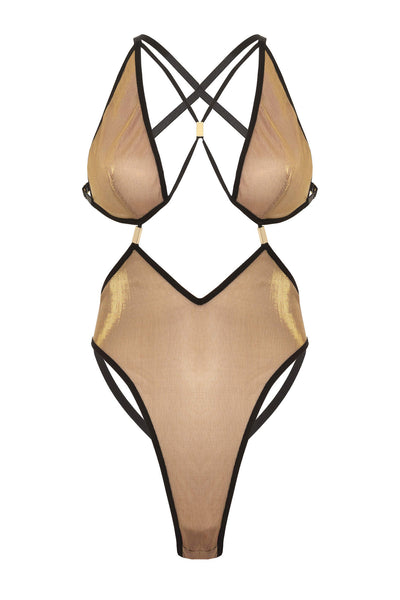 Jade Iridescent High Leg Teddy Oh Là Là Chéri