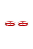 Khloe Red Thigh Garters Impudique