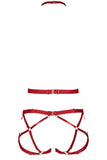 Khloe Red Harness Set Impudique