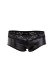 Vegan Leather Lace Hot Pants Eros Veneziani